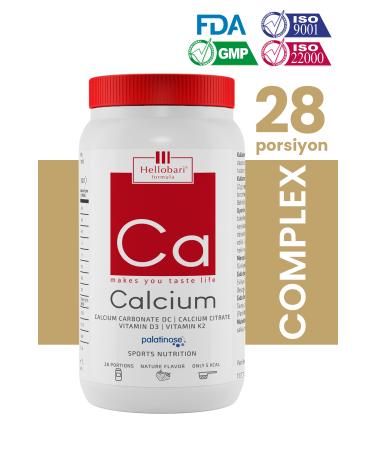 Hellobari Formula Hellobari Formula Calcium | Calcium Carbonate & Calcium Citrate | 28 Servings