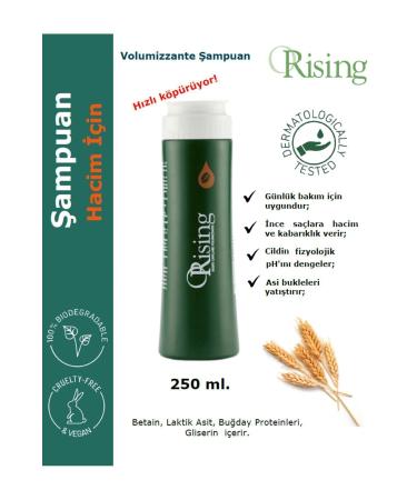 ORising Volume Hair Wash - Volumizing Shampoo for Daily Care 250 Ml.