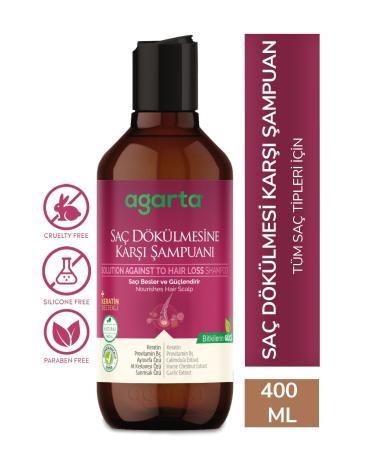 Agarta Anti Hair Loss Herbal Salt-Free Shampoo 400 ml