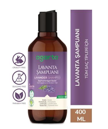 Agarta Natural Lavender Oil Balancing Shampoo 400 ml