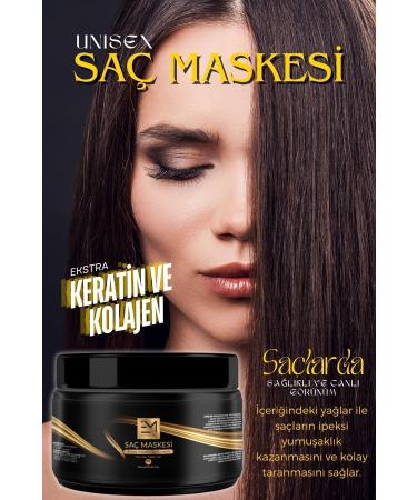 EM AMANOS BEAUTY Hair Mask Unisex Fast Hair Growth Effective Extra Keratin Collagen Repair Care Containing Natural Oils - Buy Online on GoSupps.com