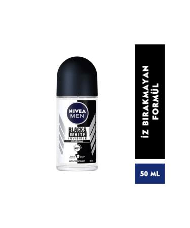 NIVEA Men Invisible Black And White Power Men's Roll-on 50 ml