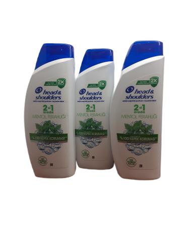 P&G Head & Shoulders Shampoo Menthol Freshness 2in1 625 ml X 3 Pcs