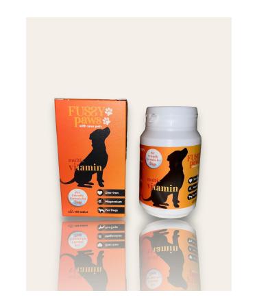 FUSSY PAWS Multivitamin Dog Dog 11 Important Vitamins 6 Different Minerals..