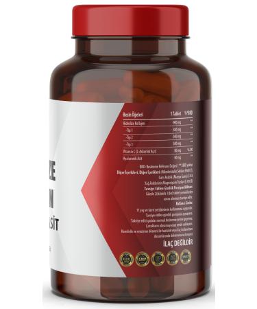 FLX Collagen Collagen Type-1-2-3 Hyoluronic Acid Vitamin C 60 Tablets - Buy Online on GoSupps.com