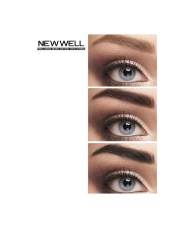 New Well Makeover Black Eyebrow Eyelash Dye Black 15 ML