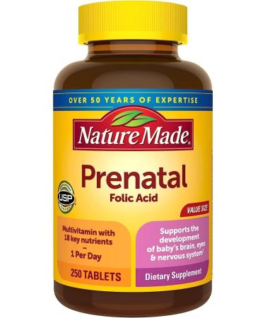Nature Made Prenatal Folic Acid 250 Tablets