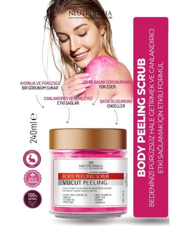 NEUTROPERIA Nourishing Purifying and Moisturizing Body Peeling Strawberry & Hibiscus 240 ml - Buy Online on GoSupps.com