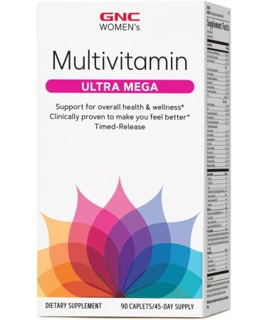 GNC GNC Women's Ultra Mega Multivitamin 90 Tablets - Buy Online on GoSupps.com