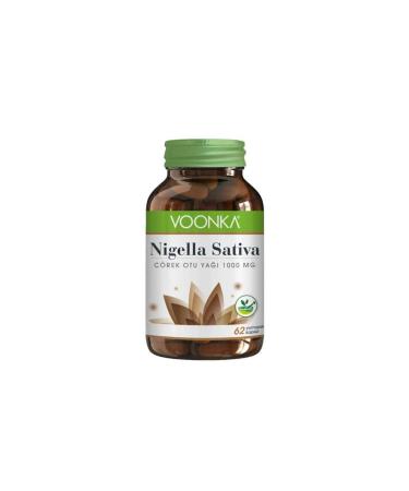 vonka Voonka Nigella Sativa Black Cumin Oil 1000 Mg 62 Capsules