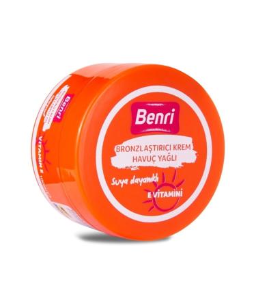 Benri Bronzing Cream with Carrot Oil 100 Ml