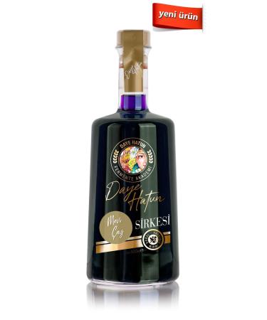 DAYE HATUN Blue Tea Vinegar / Blue Butterfly Pea Vinegar (natural Fermented Live Vinegar / Nat. Ferm. / 500 Ml)