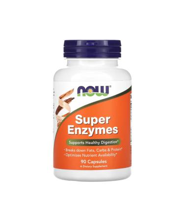 Now Foods Super Enzymes 90 capsules. USA version.