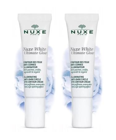 Nuxe White Ultimate Glow Anti-Dark Circle Vitamin C Eye Cream 15 ml 2 Pieces