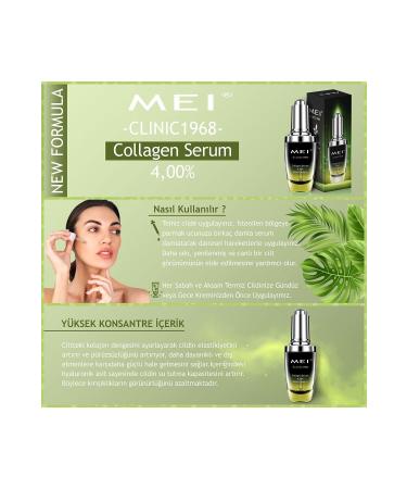 mei Anti-Aging and Anti-Wrinkle Skin Firming 4% Collagen Serum 30 Ml - Buy Online on GoSupps.com