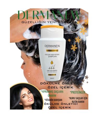 dermanew hair Dermanew Women and Men Special Content Anti-Loss Shampoo (SERUM SUPPORTING-BALANCER) - Buy Online on GoSupps.com
