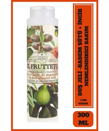 Nesti Dante Il Frutteto Fig & Allmond Milk Shower Gel 300ml | Moisturizing | Almond Milk Fig Extract