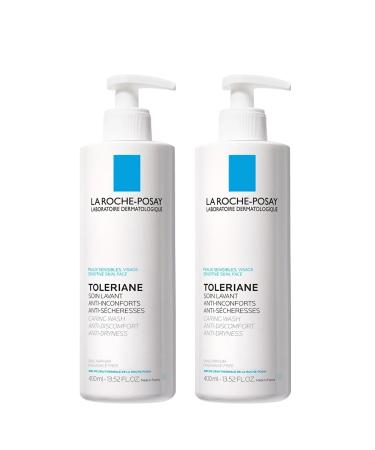 La Roche Posay Toleriane Caring Wash Cleansing Gel 400ml X 2