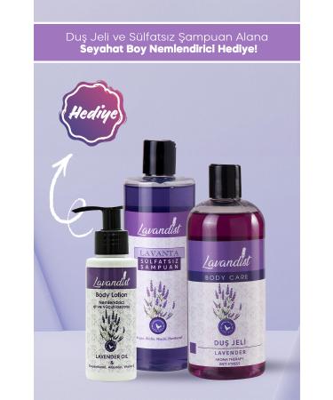 Lavandist Shower Gel and Sulfate-Free Shampoo Package