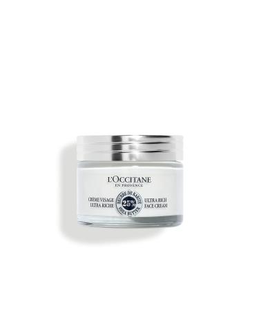 L'Occitane Shea Butter Ultra Rich Comforting Cream - Shea Intensive Moisturizing Face Cream - 50 ml