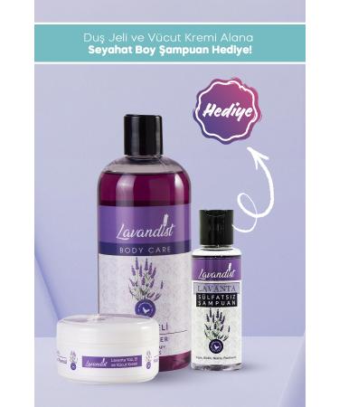 Lavandist Shower Gel and Body Cream Package