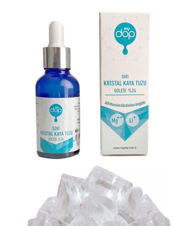mydop Lithium and Magnesium Liquid Crystal Rock Salt Sole & 50 ml
