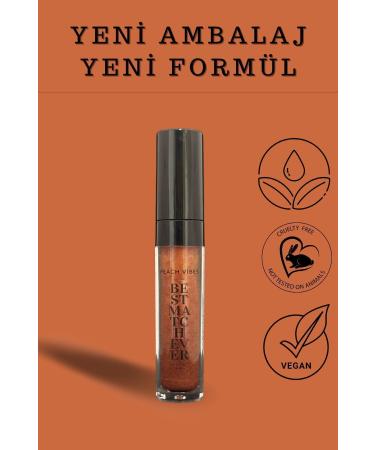 BEST MATCH EVER Copper Lip Gloss - Fruity Plumping Gloss - Vitamin E Copper Lip Gloss -lipgloss