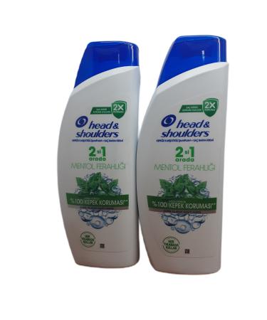 P&G Head & Shoulders Shampoo Menthol Freshness 2in1 625 ml X 2 Pcs