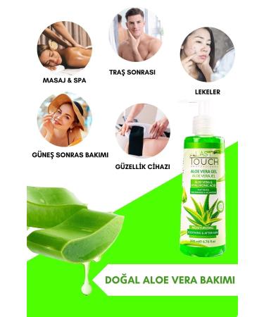LAST TOUCH Aloe Vera Gel After Sun Care Moisturizing Refreshing Soothing 200 ml - Buy Online on GoSupps.com