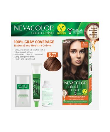 Neva Color Natural Colors 2-PIECE SET 6.77 HOT CHOCOLATE Permanent Cream Hair Dye Set - Buy Online on GoSupps.com