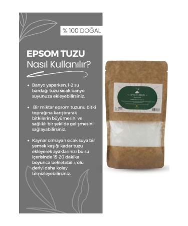Zeynep B y kbay Epsom Salt (England Salt) 200 Gr. - Buy Online on GoSupps.com