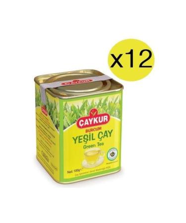 aykur Burcum Green Tea 100 Gr X 12 Pieces