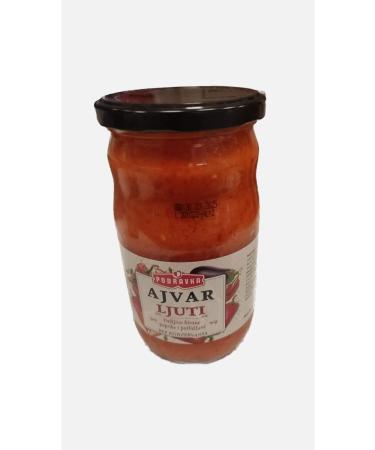 podravka Ajvar 690 gr Bosnian Breakfast Sauce Spicy