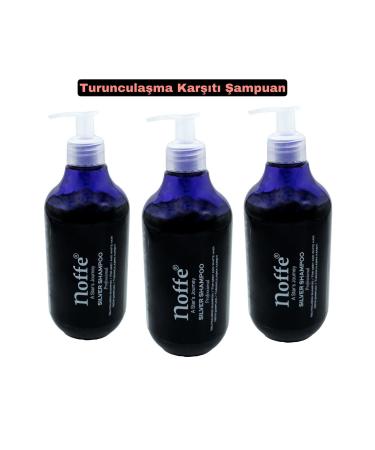 noffe Anti-Orange Purple & Silver Shampoo 500ml X3 Pieces