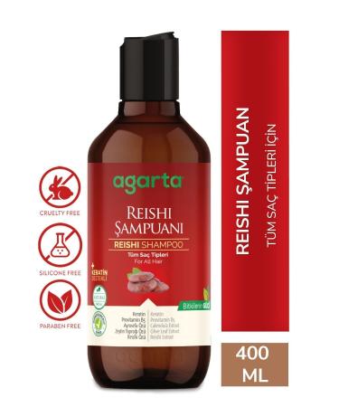 Agarta Renewing Reishi Shampoo for Damaged Hair - Salt-free Shampoo 400 ml
