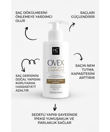 HC Care HC Ovex Super Soft Shampoo - 300 ml. - Buy Online on GoSupps.com
