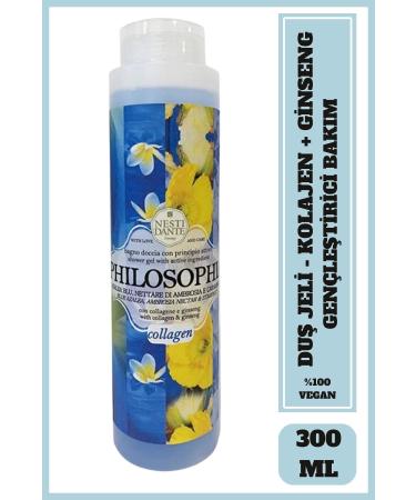 Nesti Dante Philosophia Collagen Shower Gel 300ml | Rejuvenating | Collagen and Ginseng