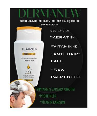 dermanew hair Dermanew Women and Men Special Content Anti-Loss Shampoo (SERUM SUPPORTING-BALANCER) - Buy Online on GoSupps.com