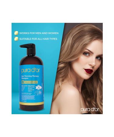 Pura D'or Lavender & Vanilla Scented Shampoo for Fine Hair 709ML - Buy Online on GoSupps.com