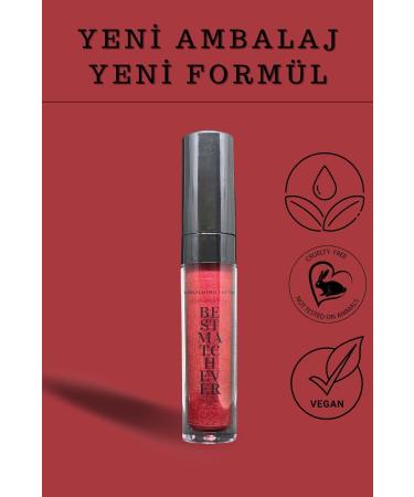 BEST MATCH EVER Red Lipgloss - Fruity Plumping Vitamin E Red Lip Gloss -lip Gloss
