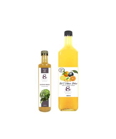 Suheylaana Natural Artichoke Vinegar 500 Ml - Natural Vitamin C Vinegar 1000 Ml