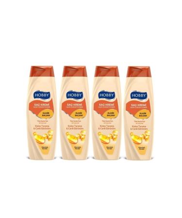 Hobby Hair Conditioner Classic Balsam 500 ml X 4 Pieces