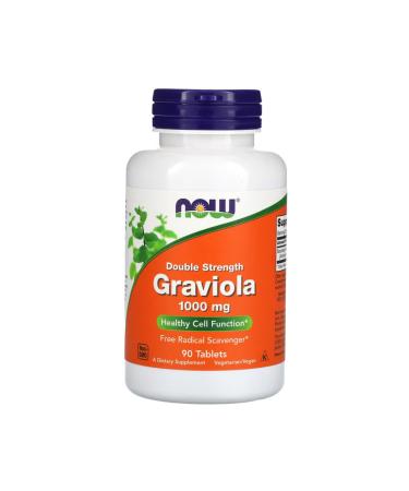 Now Foods Graviola Double Strength 1 000 Mg 90 Tablets