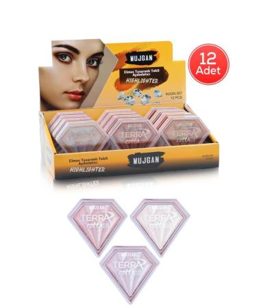 MUJGAN 12-Pack Terra Cotta For Eye Diamond Design Single Illuminator