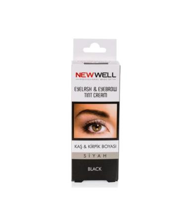 New Well Makeover Black Eyebrow Eyelash Dye Black 15 ML - Buy Online on GoSupps.com