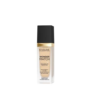 Eveline Cosmetics WONDER MATCH 12 LIGHT NATURAL VEGAN FOUNDATION 30ML