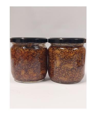 Natural Walnut Fig Jam from Saricaova 460 gr Handmade - Buy Online on GoSupps.com