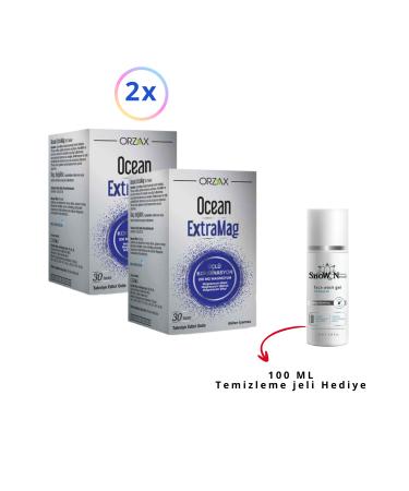 Ocean ExtraMag Triple Magnesium Combination 30 Tablets (X2) & facial cleansing gel 100 ml (X1)