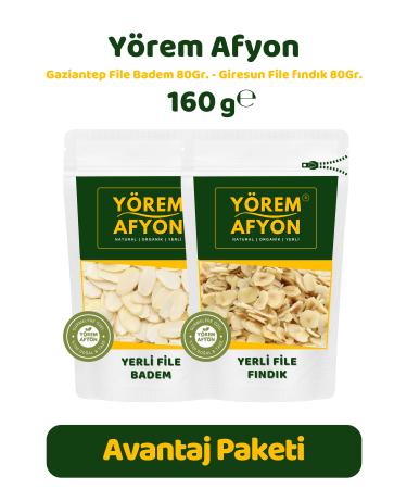 G l ehre Y rem Afyon Region Diet Friendly Vegan Unroasted Raw Sliced Fillet Advantageous Set | 160gr.