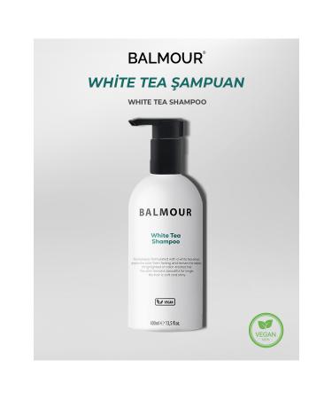BALMOUR White Tea Strengthening Hair Shampoo 400 ml